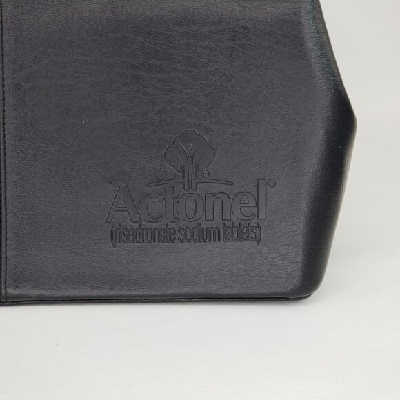 Actonel Black Doctor's Medicine Bag Drug Rep Promotional Item with Key - Picture 3 of 14